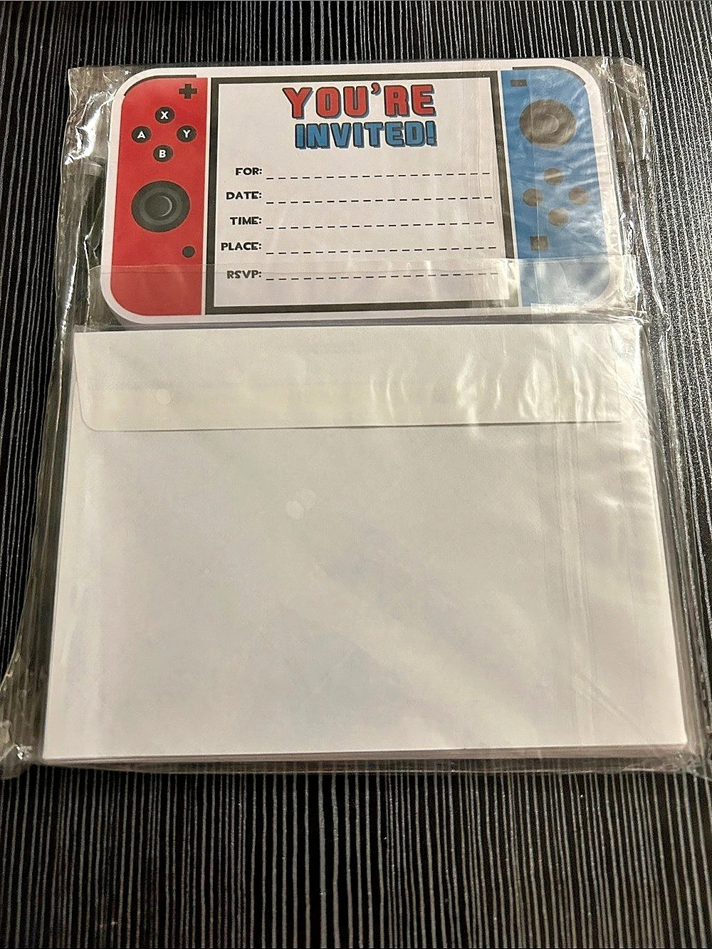 Video Game Invitations & Envelopes - Picture 2 of 2